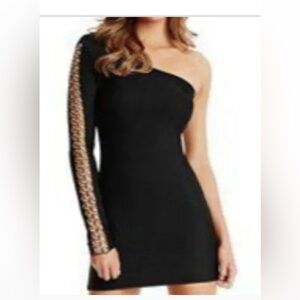 MARCIANO BLK BANDAGE DRESS SZM
